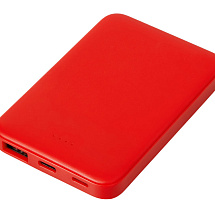 Внешний аккумулятор Simp, 5000 мАч, красный