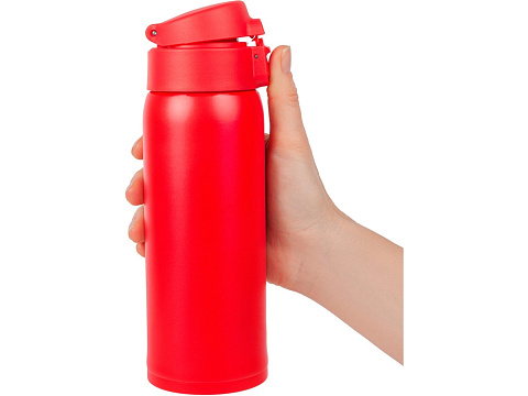 Термокружка Relaxika 701 (0,48 литра), красная (без лого) - рис 12.