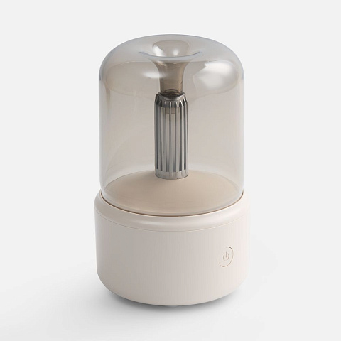 Увлажнитель-ароматизатор с подсветкой mistFlicker, молочно-белый - рис 3.