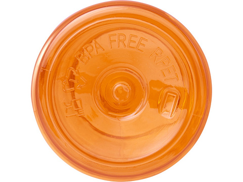 Бутылка для воды Bebo из переработанной пластмассы объемом 500 мл - Оранжевый - рис 3.