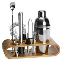 Набор Bartender для приготовления коктейлей на бамбуковой подставке (Р)
