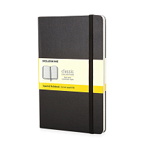 Записная книжка Moleskine Classic (в клетку), Pocket (9х14 см), черный