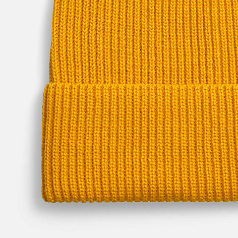 Шапка Nobilis Mono, желтая (медовая) - рис 3.