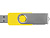 Флеш-карта USB 2.0 32 ГБ Флэш С1, желтый - миниатюра - рис 4.