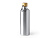 Алюминиевая бутылка BROLY с карабином, 800 мл, серебристый - миниатюра