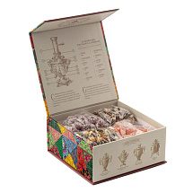 Подарочный набор c купажами чая и сладостями Весенние птицы (Р)