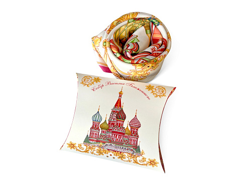 Платок Собор Василия Блаженного - рис 7.