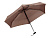 Зонт складной женский TORBER, механика, 5 сложений, коричневый, каркас алюминий, эпонж, пластиковая ручка, диаметр 91 см - миниатюра - рис 3.