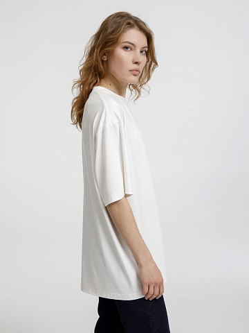 Футболка оверсайз унисекс Lavinia, белая - рис 6.