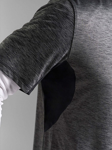 Футболка спортивная унисекс Storm, серая - рис 7.