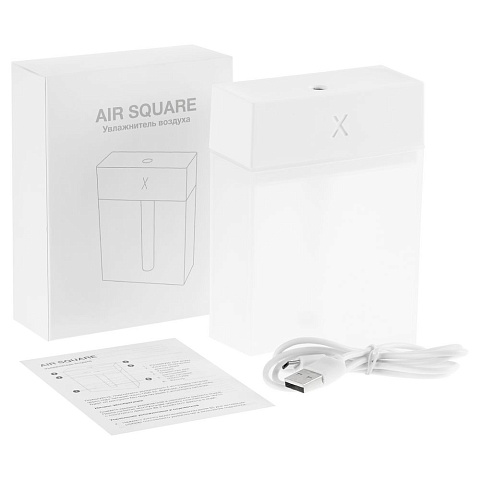 Настольный увлажнитель Air Square, белый - рис 7.