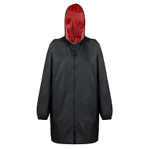 Дождевик Bi-color унисекс, красный/черный