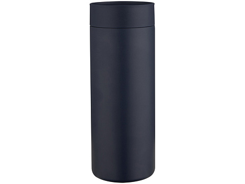 Illuminate бутылка для воды объемом 650 мл из переработанной нержавеющей стали RCS с двойными стенками и набором из 3 крышек - Синий Navy - рис 3.