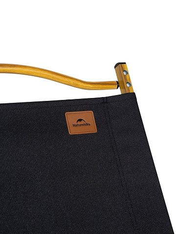 Стул MW02 складной, черный, светлое дерево - рис 6.