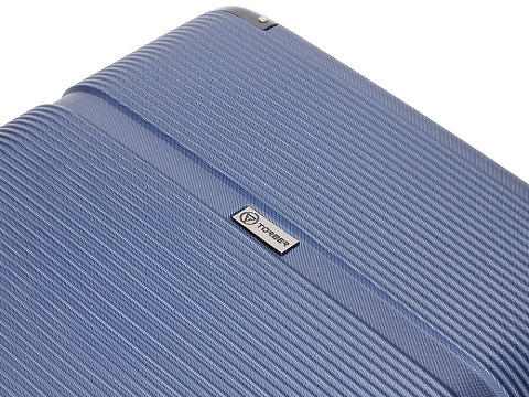 Чемодан TORBER Onego, синий, ABS-пластик, 79,5 х 51 х 29 см, 103 л - рис 10.