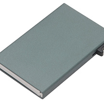 Картхолдер Florence с RFID- защитой из алюминия, цвет оружейной стали