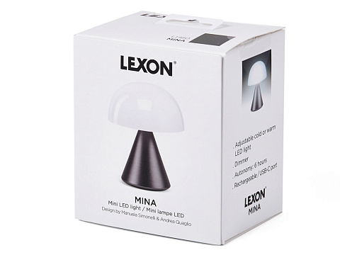 Лампа интерьерная Mina, Gun metal - рис 8.