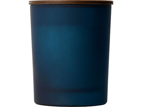 Свеча соевая ароматическая в стекле Niort, синяя - рис 4.