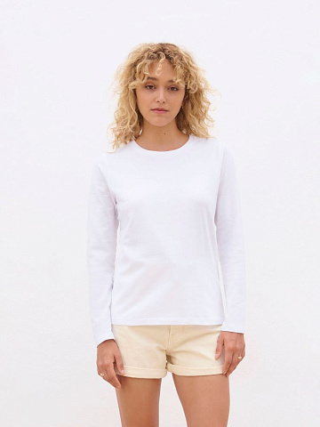 Футболка с длинным рукавом женская Monarch Women, ярко-синяя - рис 5.