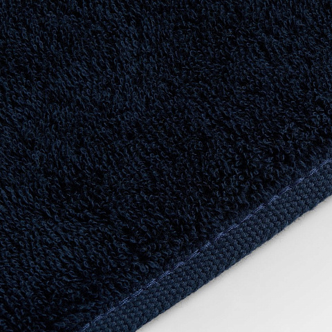Полотенце махровое Terrychic XL, темно-синее - рис 4.