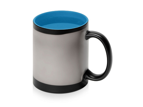 Кружка-хамелеон Surprise матовая, черный/голубой - рис 5.