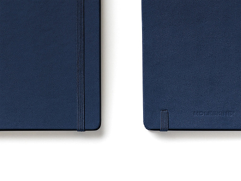 Записная книжка Moleskine Classic (в линейку) в твердой обложке, Large (13х21см), синий - рис 3.