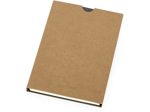 Бизнес блокнот Supreme с вставкой из софт-тача, гибкая обложка, 128 листов, серый - рис 10.