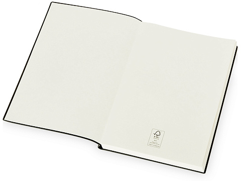 Бизнес блокнот Supreme с вставкой из софт-тача, гибкая обложка, 128 листов, серый - рис 5.