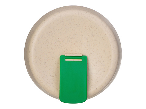 Стакан из пшеничного волокна с двойными стенками Pino, зеленый - рис 7.