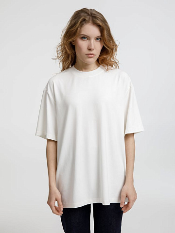 Футболка оверсайз унисекс Lavinia, белая - рис 5.