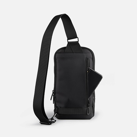 Рюкзак на одно плечо Solnex, черный - рис 5.