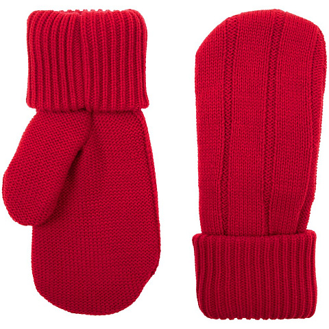 Варежки Knit Beat, красные - рис 2.