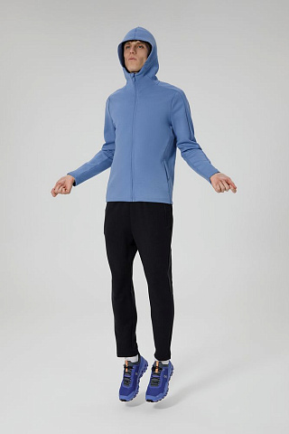 Куртка с капюшоном унисекс Begi, синяя - рис 13.