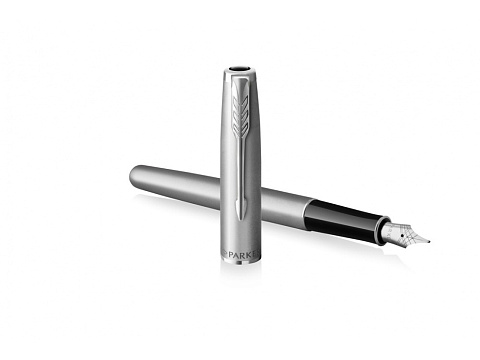 Перьевая ручка Parker Sonnet Entry Point Stainless Steel CT, перо: F, цвет чернил: black, в подарочной упаковке - рис 3.