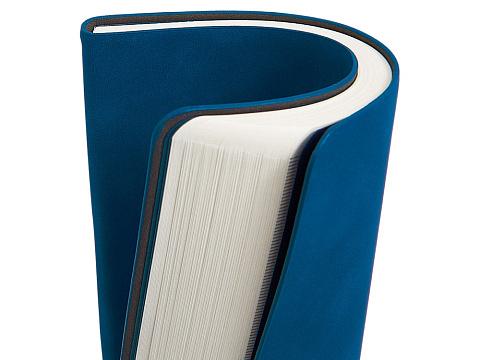 Блокнот А5 в гибкой обложке Chaplin, синий - рис 11.