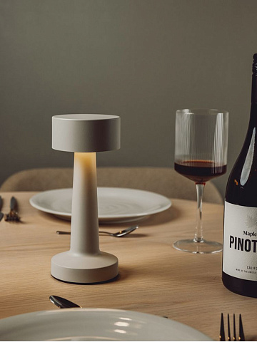 Настольная лампа Maris, серая - рис 6.