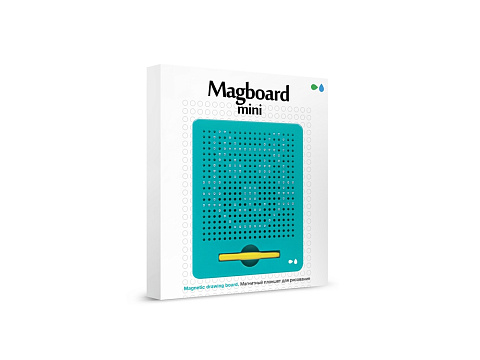 Магнитный планшет для рисования Magboard mini, мятный - рис 4.