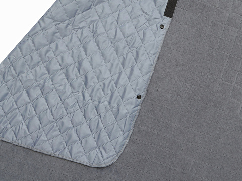 Пончо Cappy с капюшоном на липучке в мешке, серый - рис 10.