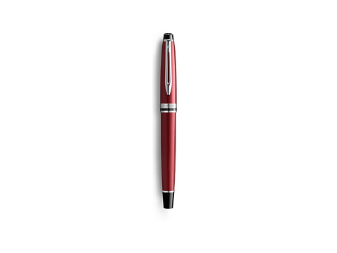 Ручка-роллер Waterman Expert Dark Red Lacquer CT Black, стержень: Fblk - рис 3.