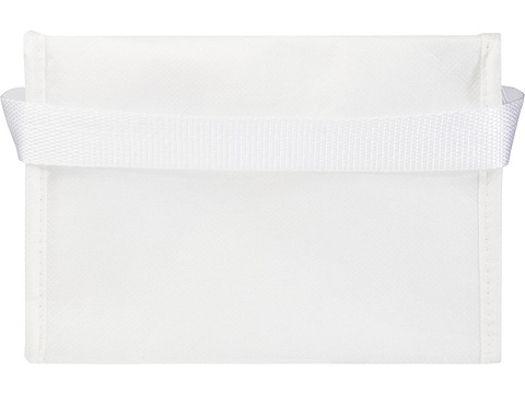 Spectrum нетканая сумка-холодильник, 4 л, на 6 банок, из переработанных материалов, белый - рис 3.