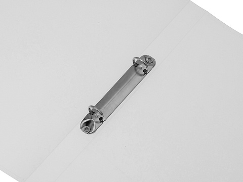 Папка пластиковая с 2 кольцами, прозрачный - рис 5.