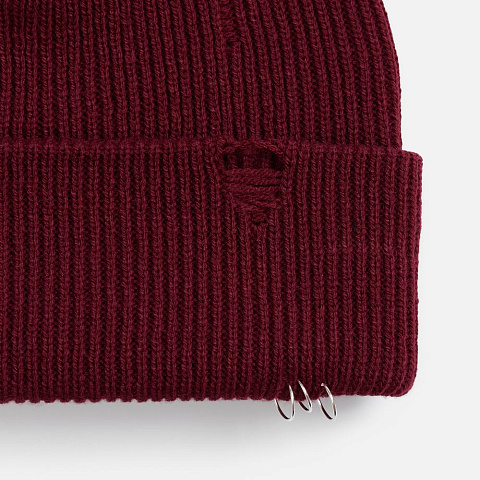 Шапка Ribelle, темно-красная (винная) - рис 4.