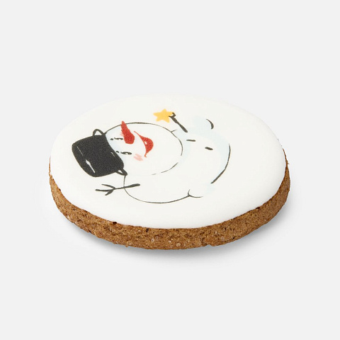 Печенье имбирное «Снеговик» - рис 3.