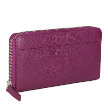 Кошелёк Cross Colors Plum, кожа наппа, фактурная, цвет сливовый