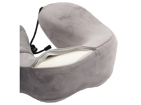 Подушка для путешествий с эффектом памяти Мемо Bluewinder Grey - рис 5.