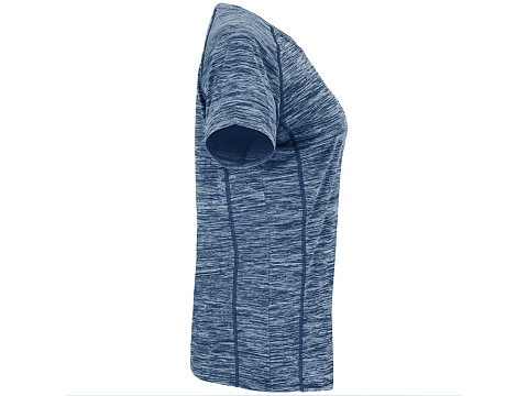 Спортивная футболка женская Austin, меланжевый нэйви - рис 4.