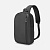 Рюкзак на одно плечо Gravon, черный - миниатюра