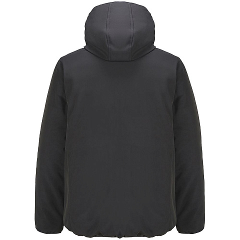 Куртка софтшелл с капюшоном мужская Falcon Men, черная - рис 3.