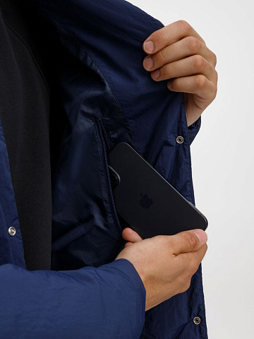 Куртка унисекс Veter, темно-синяя - рис 14.