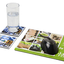 Комплект Q-Mat из коврика для мыши и подставки 3